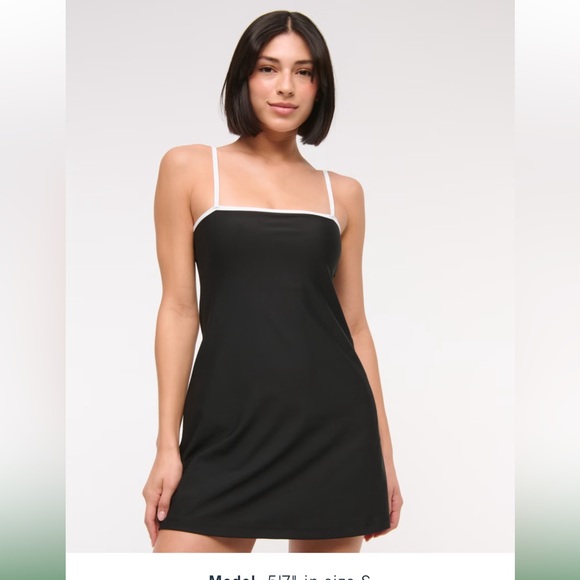 Abercrombie & Fitch Dresses & Skirts - NWT Abercrombie & Fitch Mini Dress Skort Athletic Black White Size XXS Size 0